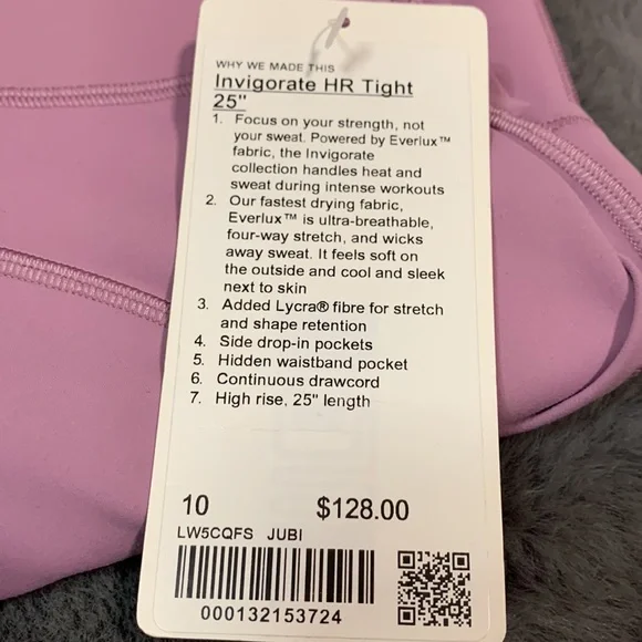 Invigorate hr tight 25” - Picture 4 of 4